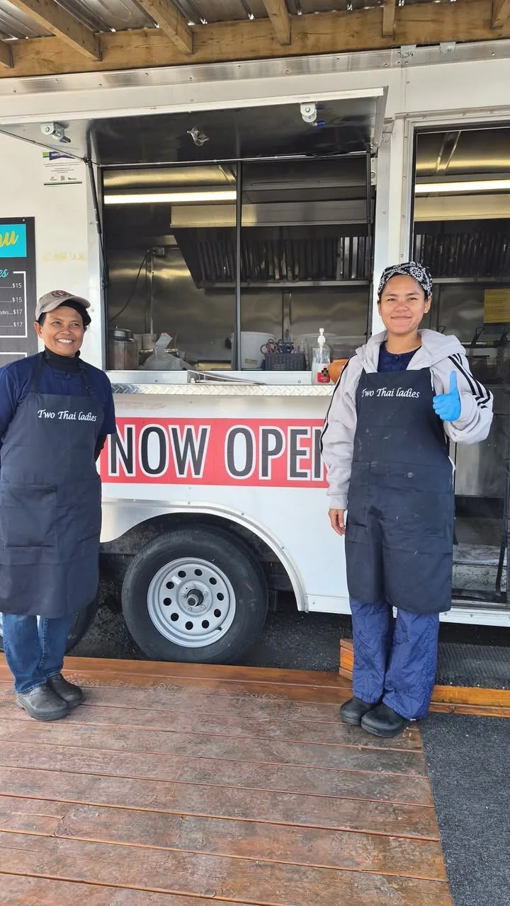 The Two Thai Ladies at their food truck in Carleton Place